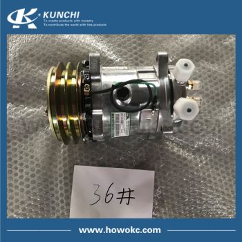 WG1500139000 ضاغط مزدوج الأخدود العلوي المخرج ، الألومنيوم لفائف الطراز القديم HOWO
