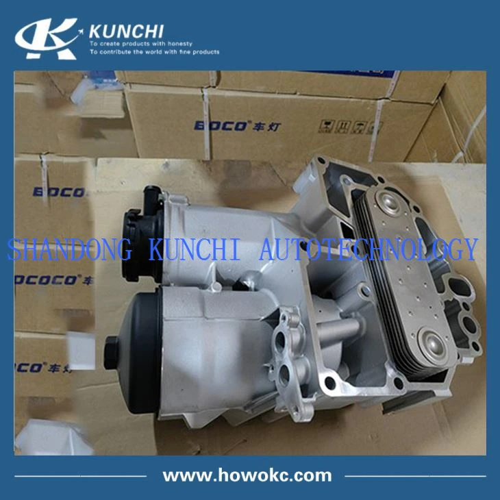 Oil filter module 201V05000-7042          7043        7040 for Sinotruk HOWO spare parts